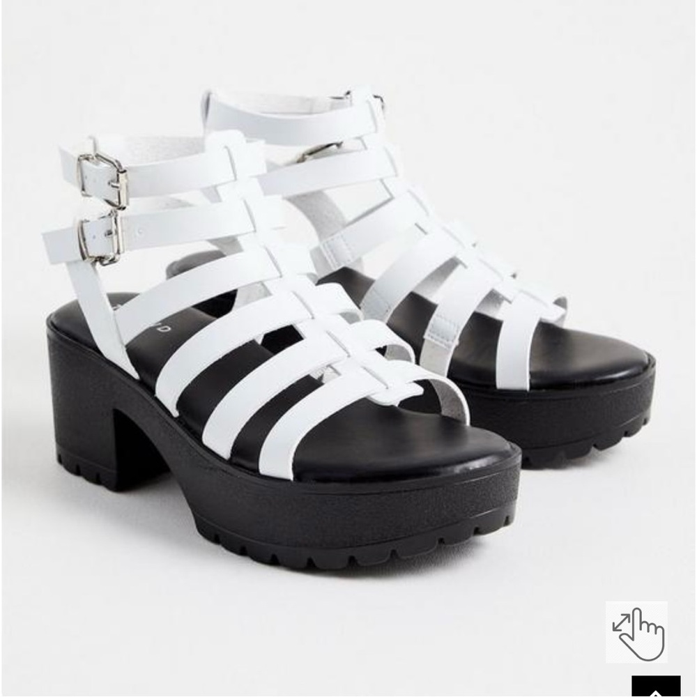 Strappy Gladiator Heel Sandal (WW size 8